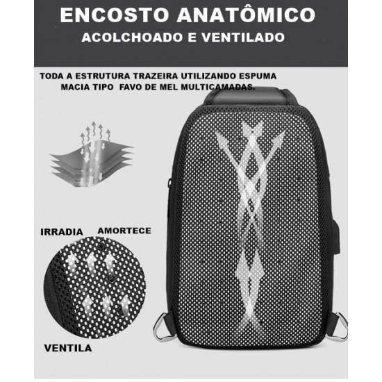 Mochila Transversal Masculina Europa IV