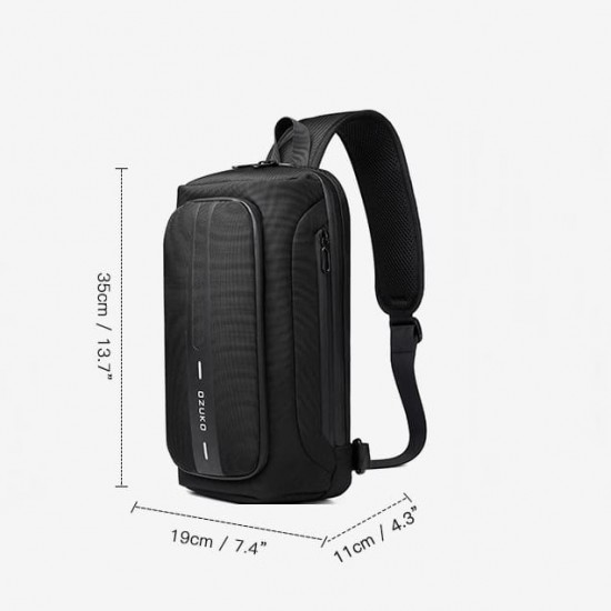 Mochila Transversal USB Antifurto Garona