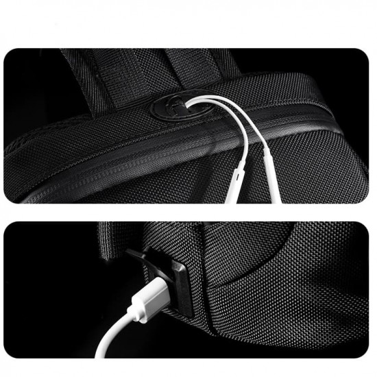 Mochila Transversal USB Antifurto Garona