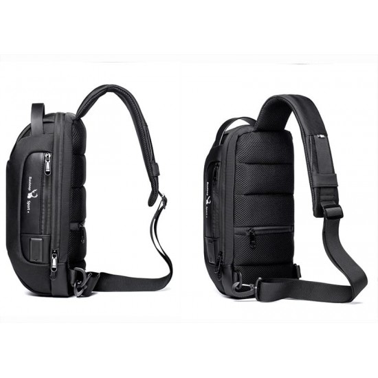 Mochila Transversal USB Antifurto Reno