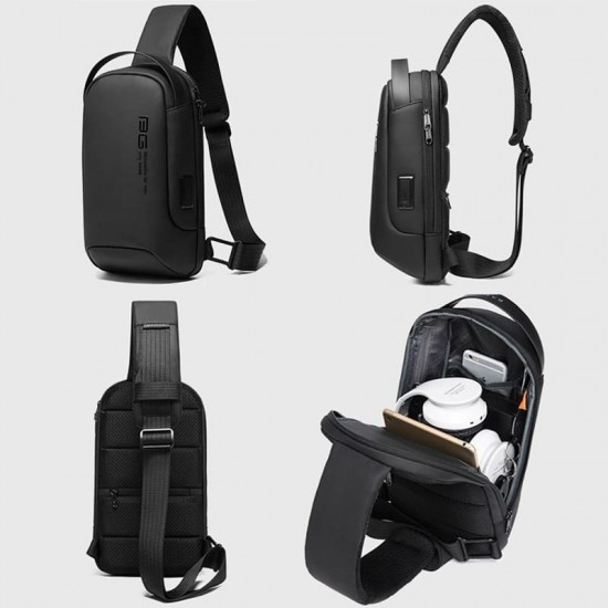 Mochila Transversal USB Antifurto Bange