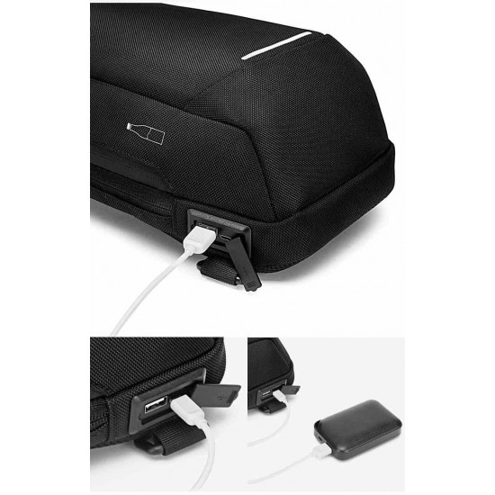 Mochila Transversal USB Antifurto Douro