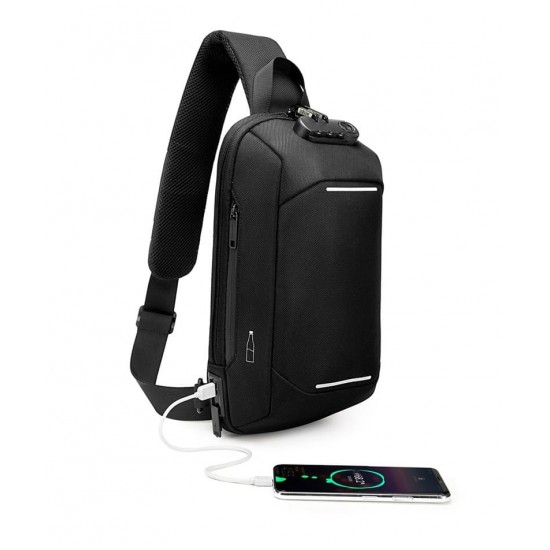 Mochila Transversal USB Antifurto Douro