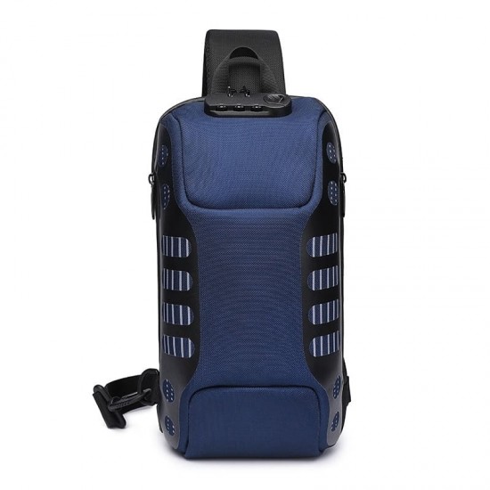 Mochila Transversal USB Impermeável Loire